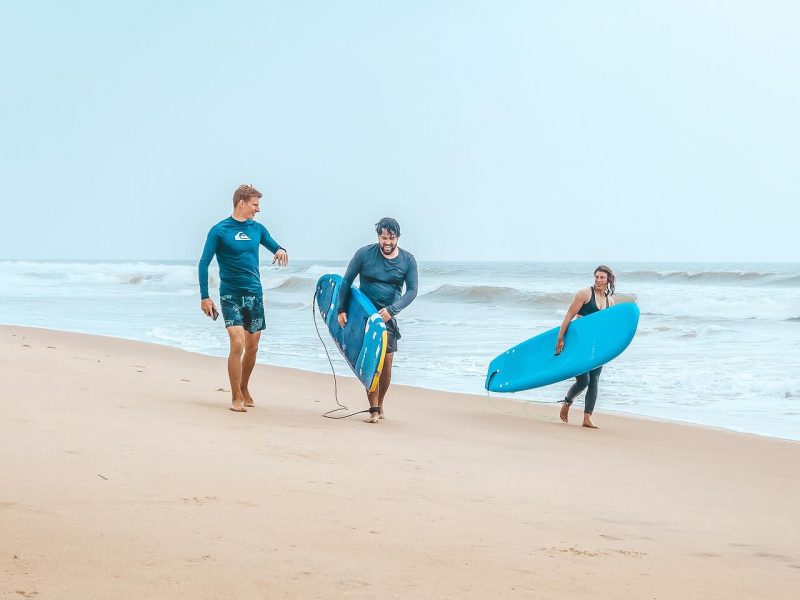 Surf lessons in Puri, Orissa