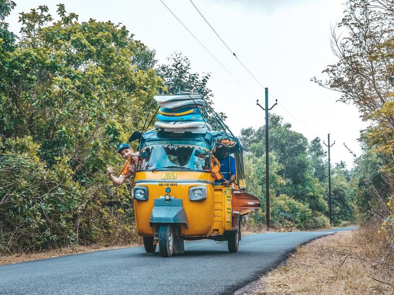 Surf lessons in Puri, Orissa