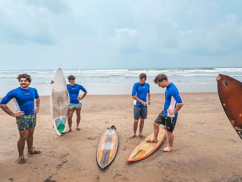 Surf lessons in Puri, Orissa