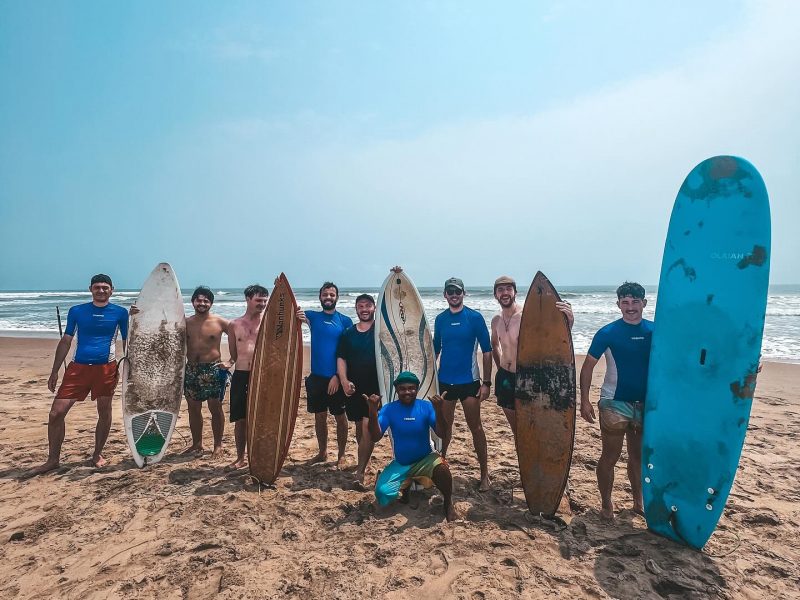 Surf lessons in Puri, Orissa
