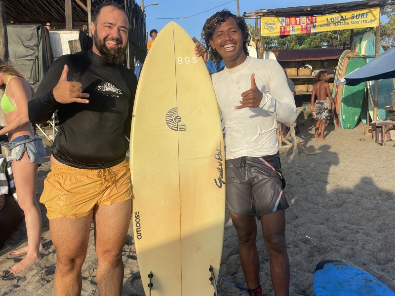 Surf coach Lalu
