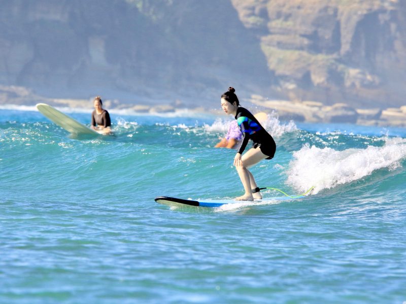 Wawan surf lessons in Lombok