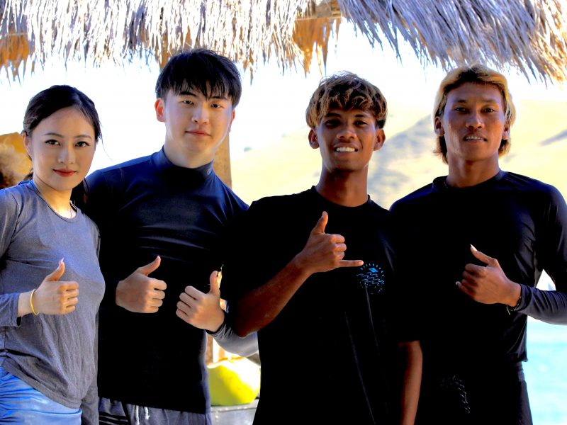 Wawan surf lessons in Lombok