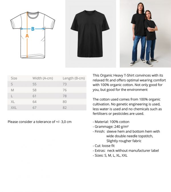 Thick Oversized T–Shirt with Embroidery | Multi-Colour - Image 7