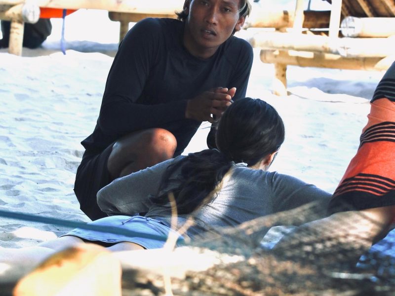 Wawan surf lessons in Lombok
