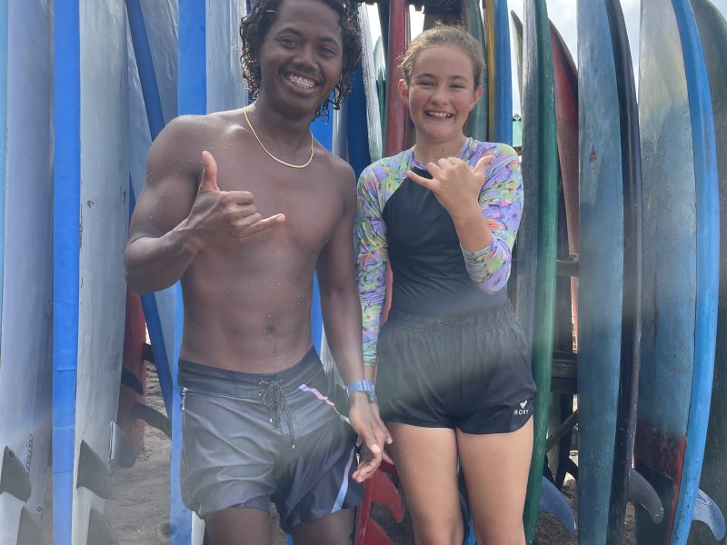 Surf coach Lalu