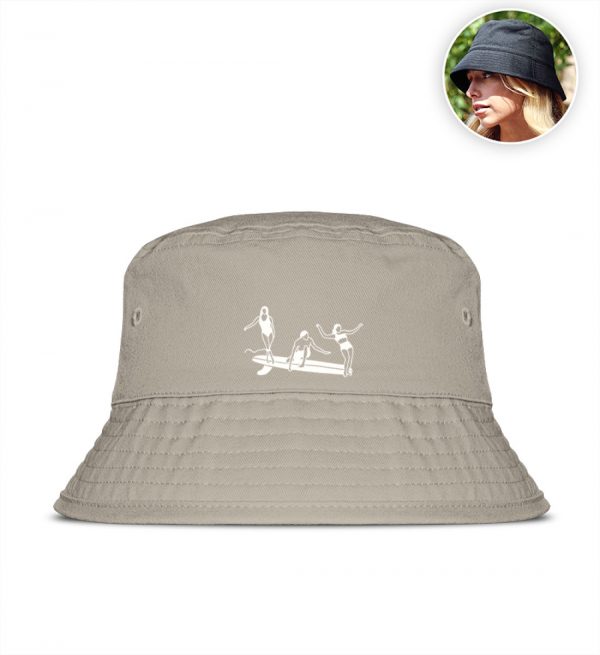 Organic Bucket Hat - Organic Bucket Hat with Embroidery-7153