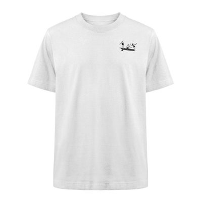 Thick Oversized T-Shirt Embroidery | White - Freestyler Heavy Oversized T-Shirt ST/ST with Embroidery-3