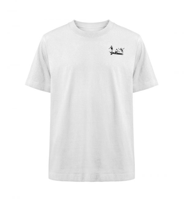 Thick Oversized T-Shirt Embroidery | White - Freestyler Heavy Oversized T-Shirt ST/ST with Embroidery-3
