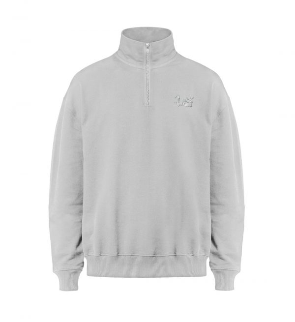 Half Zip Sweater Embroidery - Unisex Half-Zip Sweatshirt ST/ST-6961