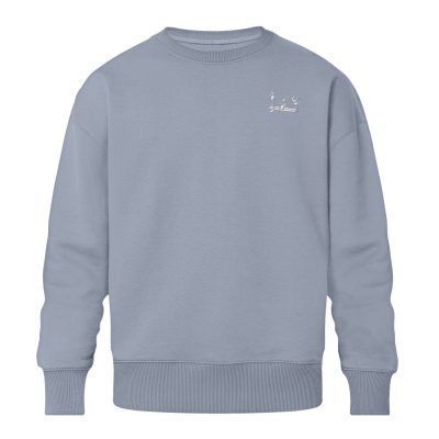 Sweater Embroidery - Organic Relaxed Sweatshirt ST/ST with Embroidery-7086