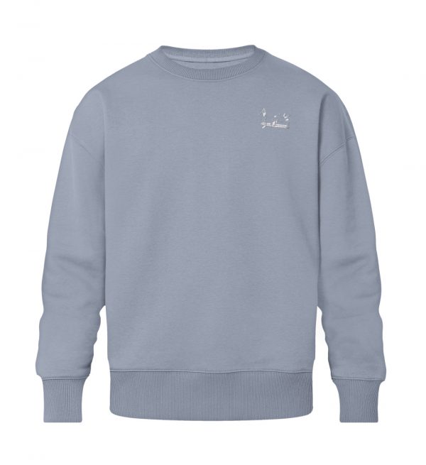 Sweater Embroidery - Organic Relaxed Sweatshirt ST/ST with Embroidery-7086