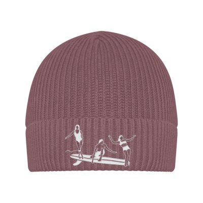 Beanie - Fisherman Beanie ST/ST with Embroidery-7087
