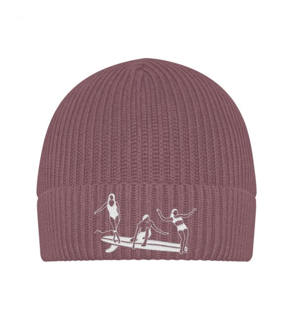Beanie - Fisherman Beanie ST/ST with Embroidery-7087