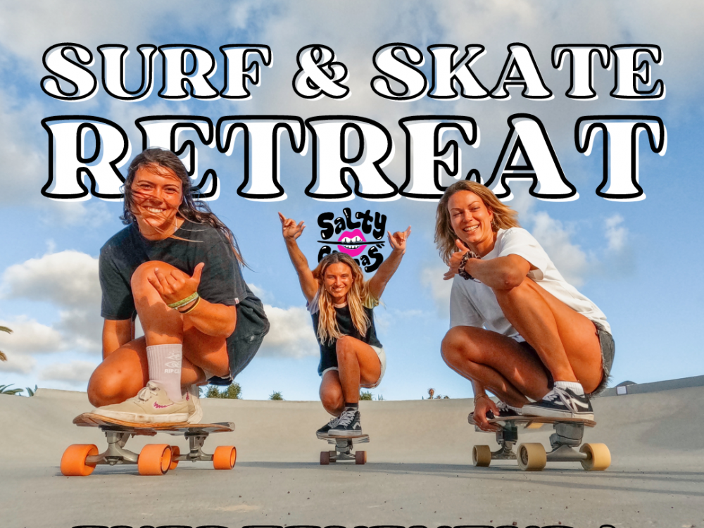Women-Only Surf, Skate & Yoga Retreat with Salty Chicas