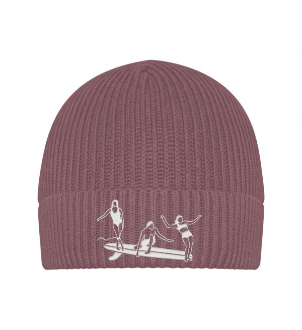 Fisherman Beanie with Embroidery - Fisherman Beanie ST/ST with Embroidery-7087