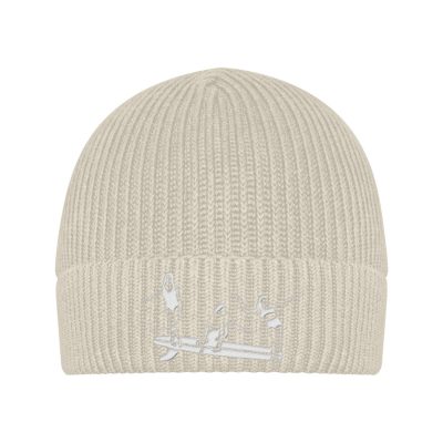 Fisherman Beanie with Embroidery - Fisherman Beanie ST/ST with Embroidery-1131